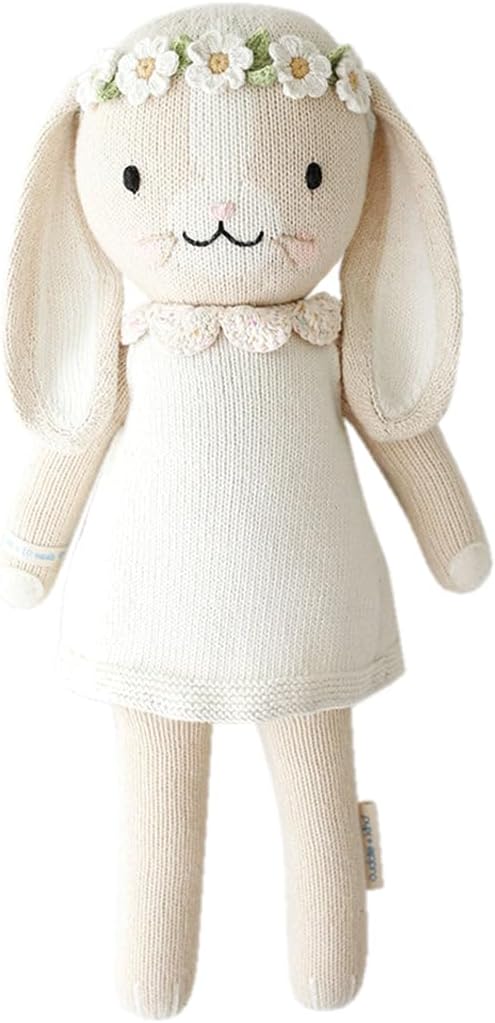 Cuddle + Kind - Hannah the Bunny - Little 13" - Ivory |  | Safari Ltd®