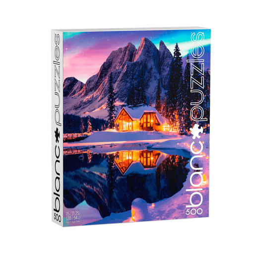 Blanc Puzzles - Northern Lights - Woods |  | Safari Ltd®