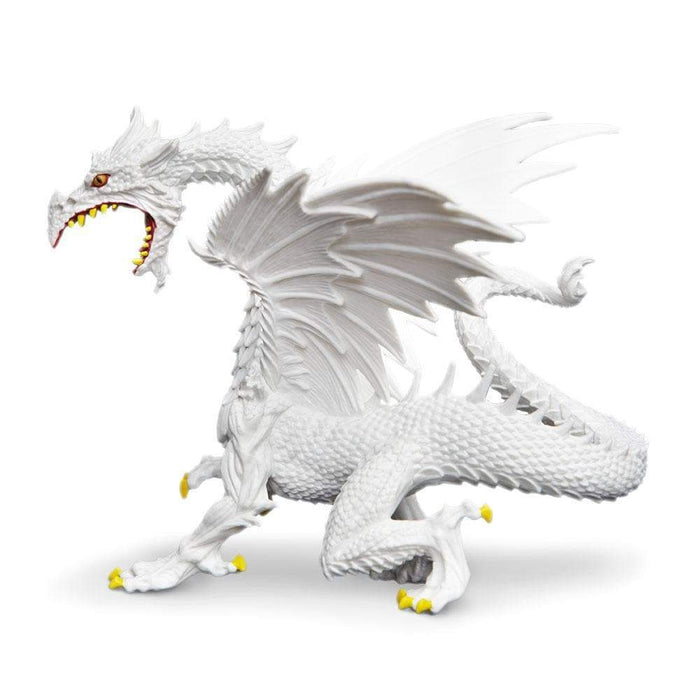 Glow-in-the-Dark Snow Dragon Toy | Dragon Toy Figurines | Safari Ltd.