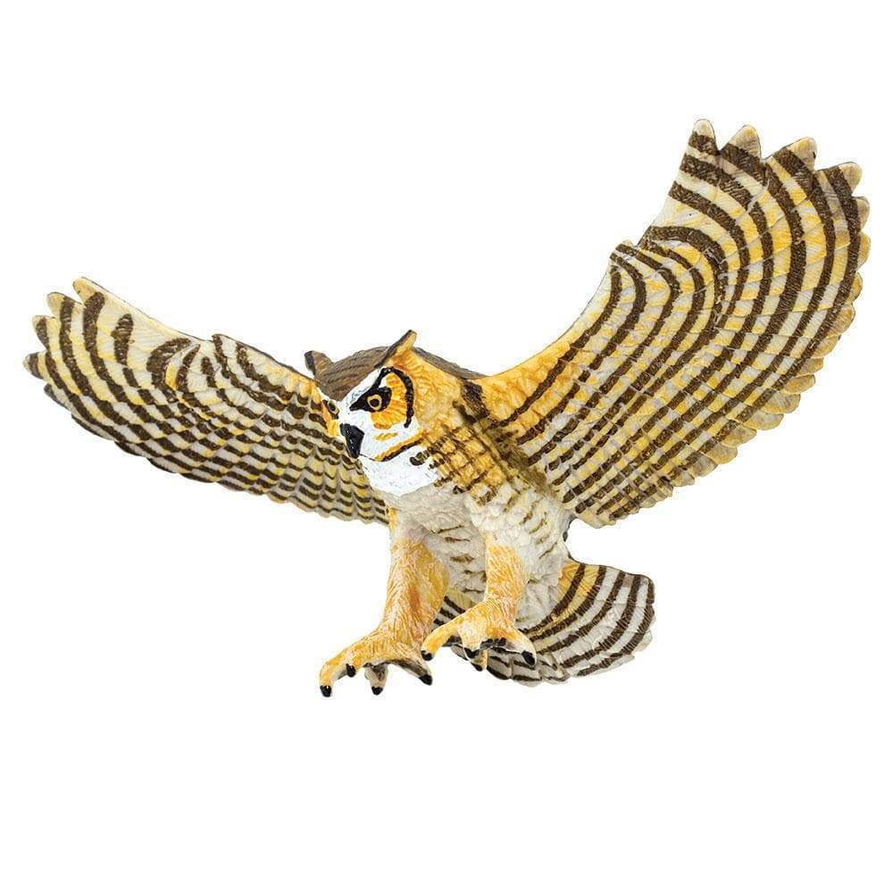 Great Horned Owl Figurine | Safari Ltd®