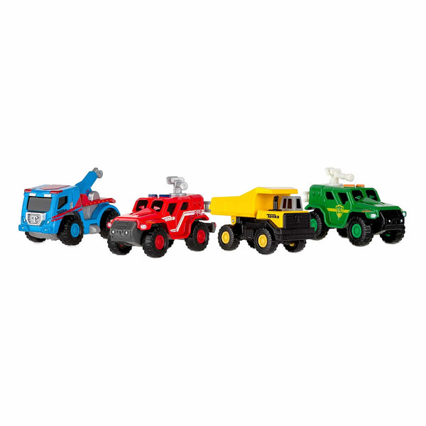 Tonka 37259 Metal Movers Mud Rescue – Gelbes Bergungsfahrzeug-Set Mit Synthetischem Schlamm, Für Kinder
