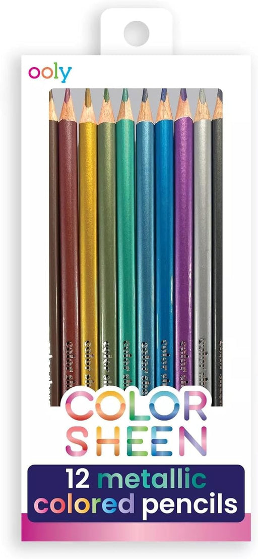 OOLY - Color Sheen Metallic - Colored Pencils - Set of 12 |  | Safari Ltd®