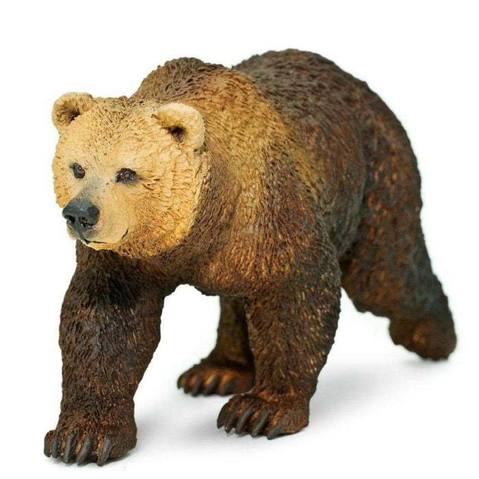 Grizzly bear action shop figure