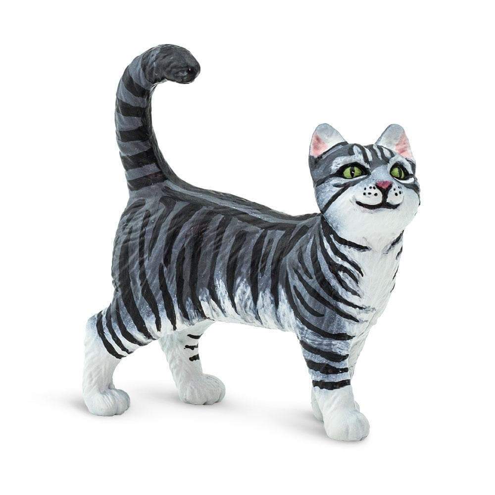 Gray Tabby Cat Toy, Farm