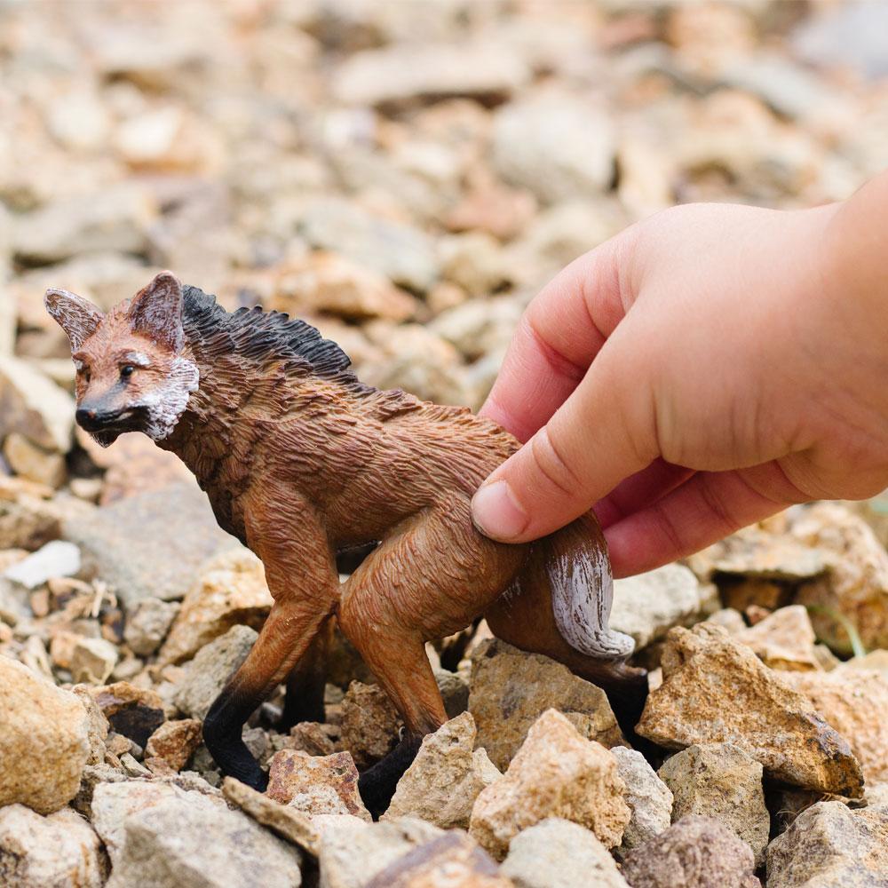 Maned Wolf Toy – Realistic Model of South America's Tallest Canid