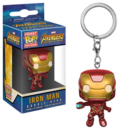 Funko - Avengers - Infinity War Iron Man - Funko Pocket Pop! Key Chain |  | Safari Ltd®