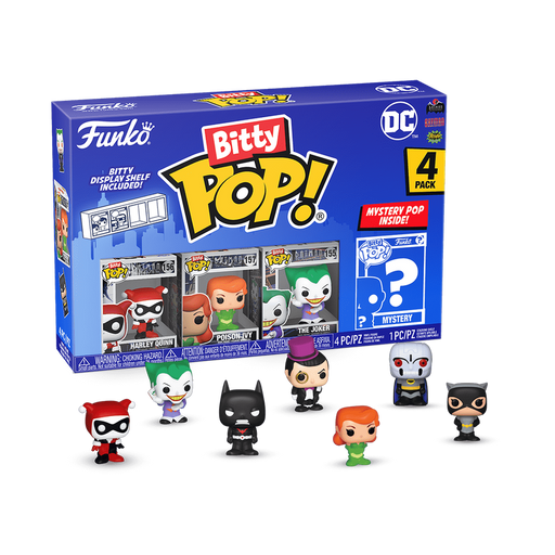 Funko - Batman Harley Quinn Funko Bitty Pop! Mini Figure 4-Pack |  | Safari Ltd®