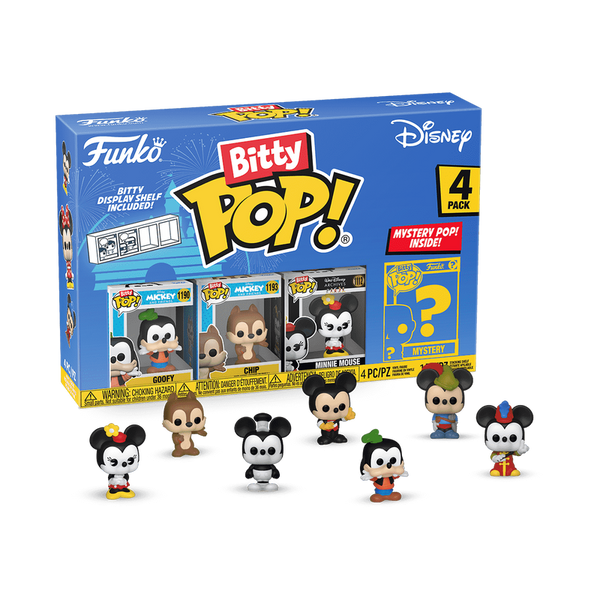 Funko - Disney Classics Goofy Funko Bitty Pop! Mini Figure 4-Pack