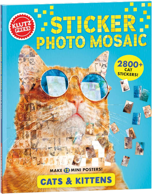 Klutz - Sticker Photo Mosaic - Cats & Kittens |  | Safari Ltd®