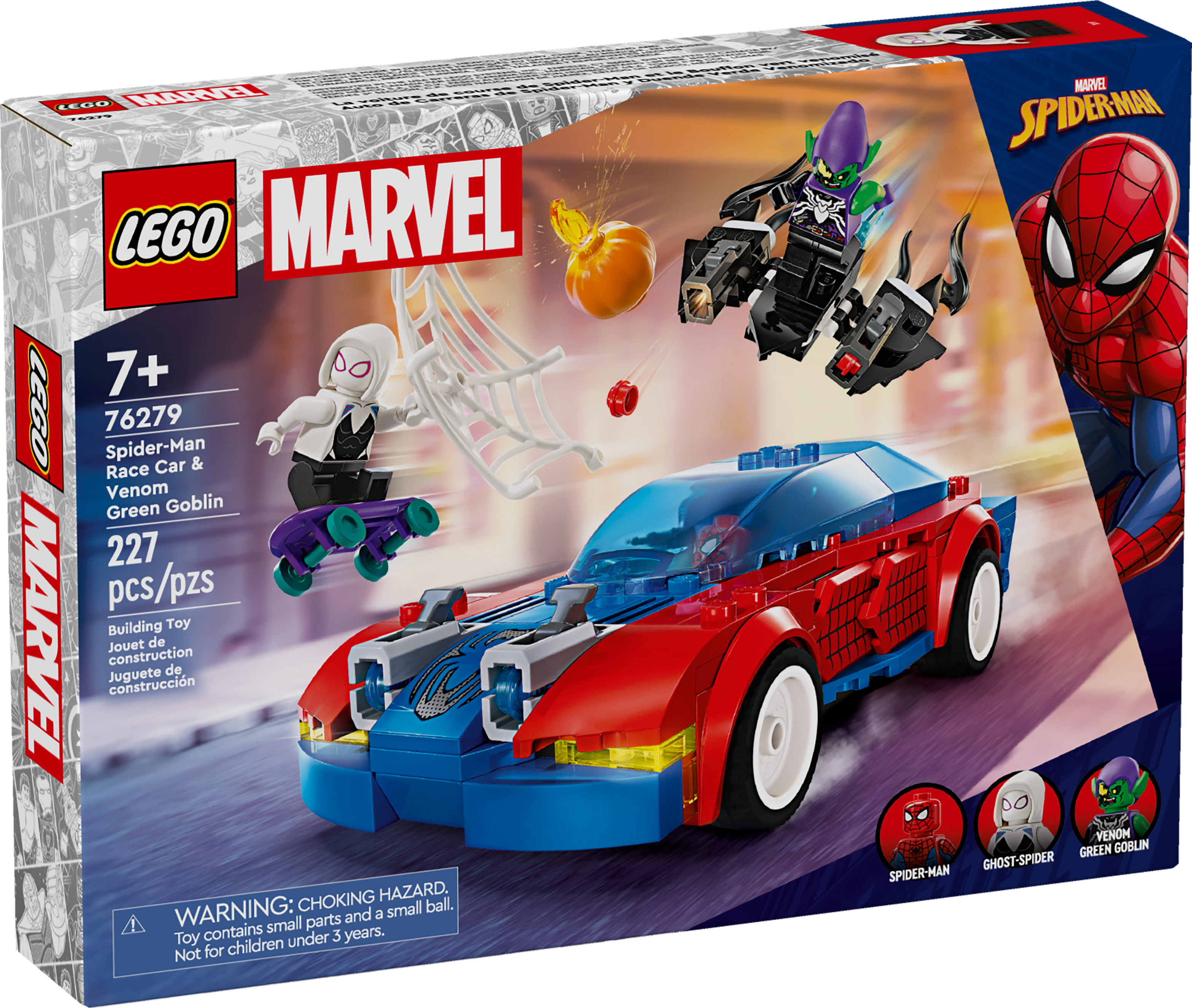 76279 Spider-Man Race Car & Venom Green Goblin |  | Safari Ltd®