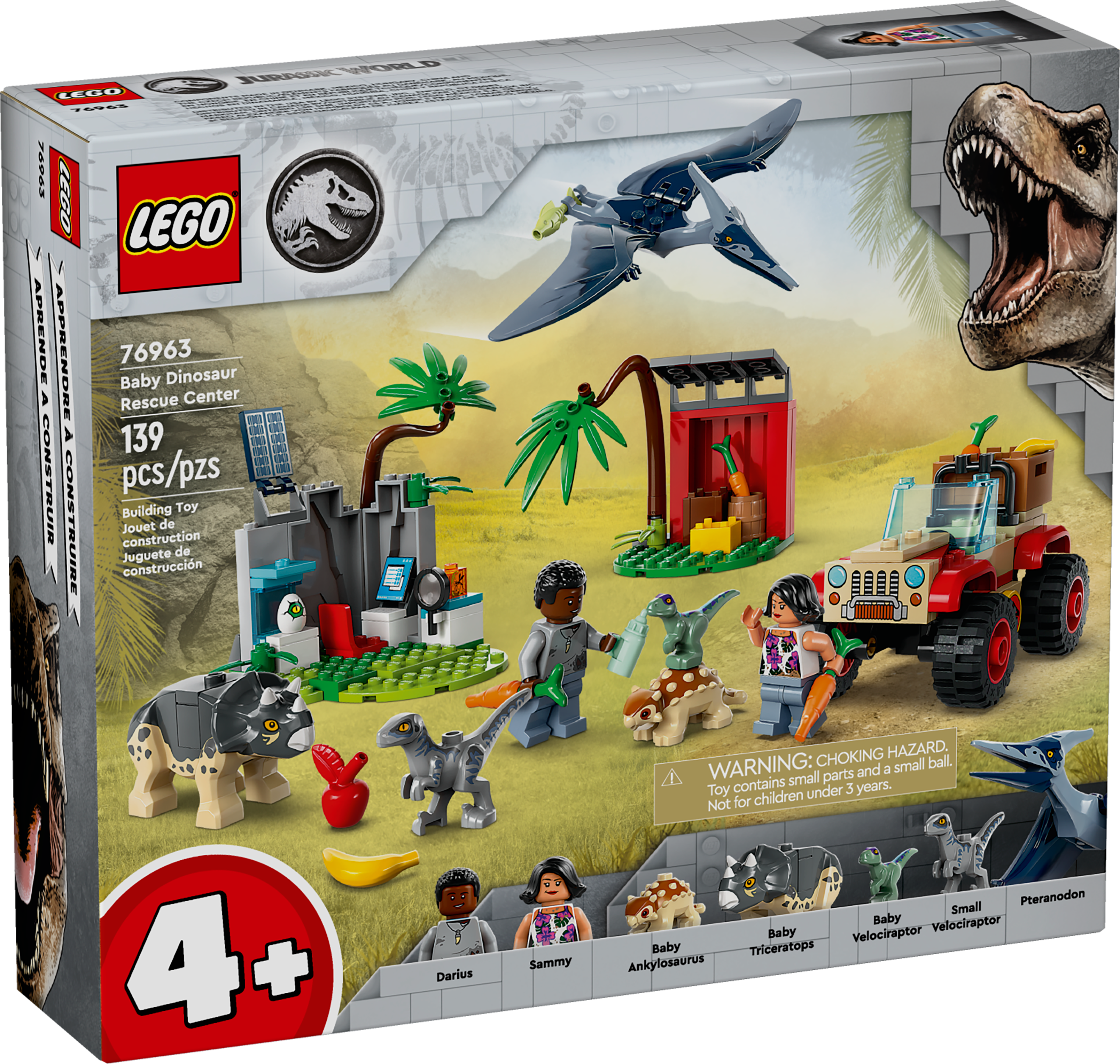 76963 Baby Dinosaur Rescue Center Safari Ltd® - Main Image