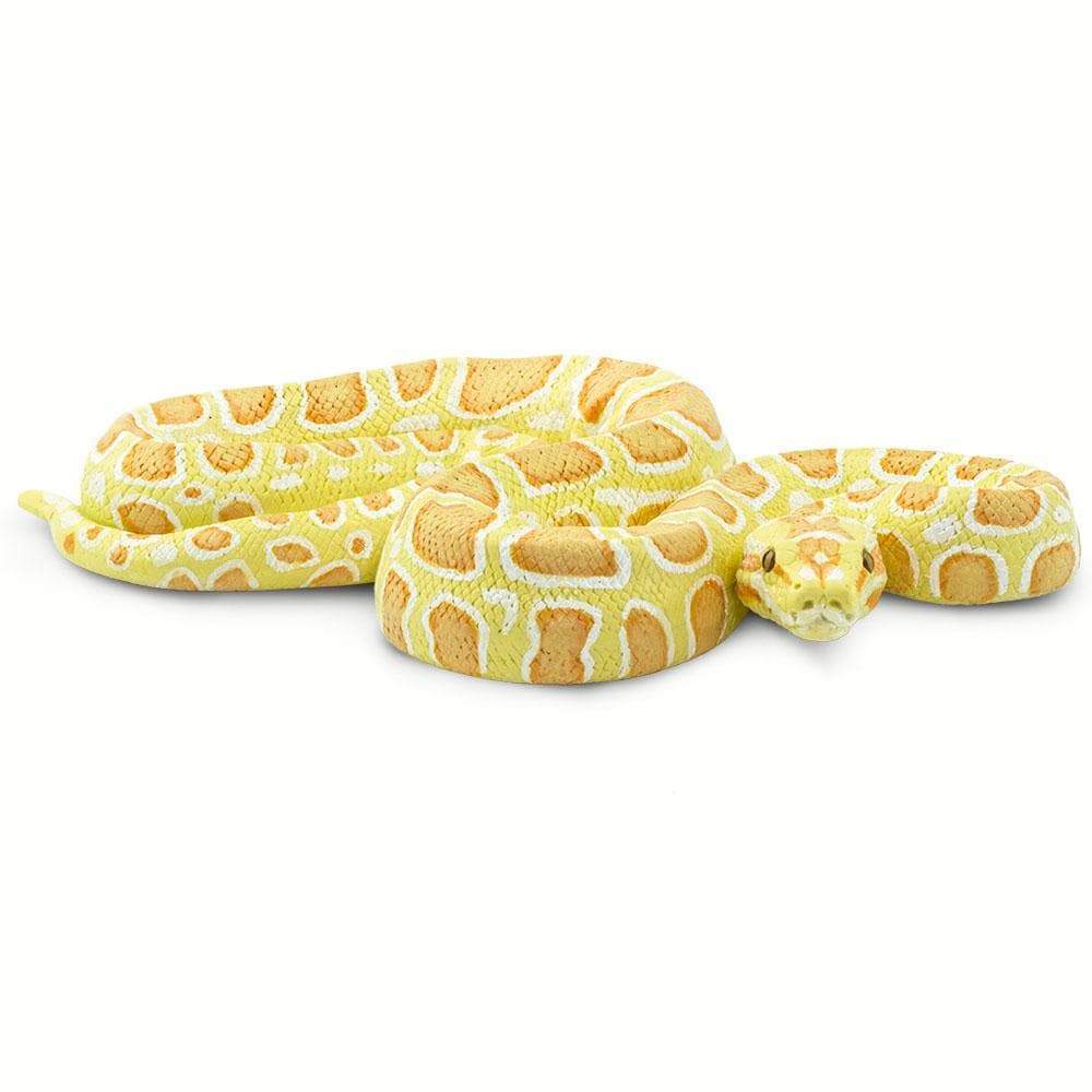 Albino Burmese Python Figure – Realistic Snake Toy for Kids, Boys and ...