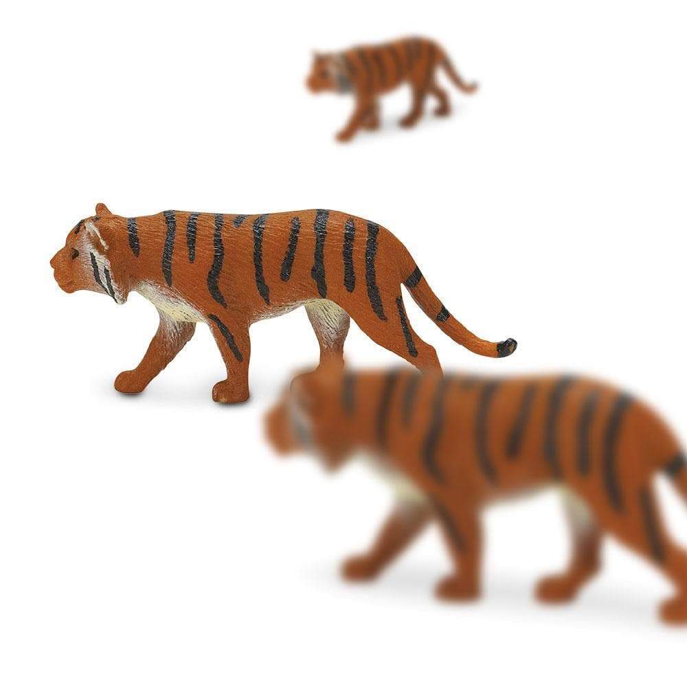 192 Mini Siberian Tiger Figurines - Toys for Boys, Girls & Kids