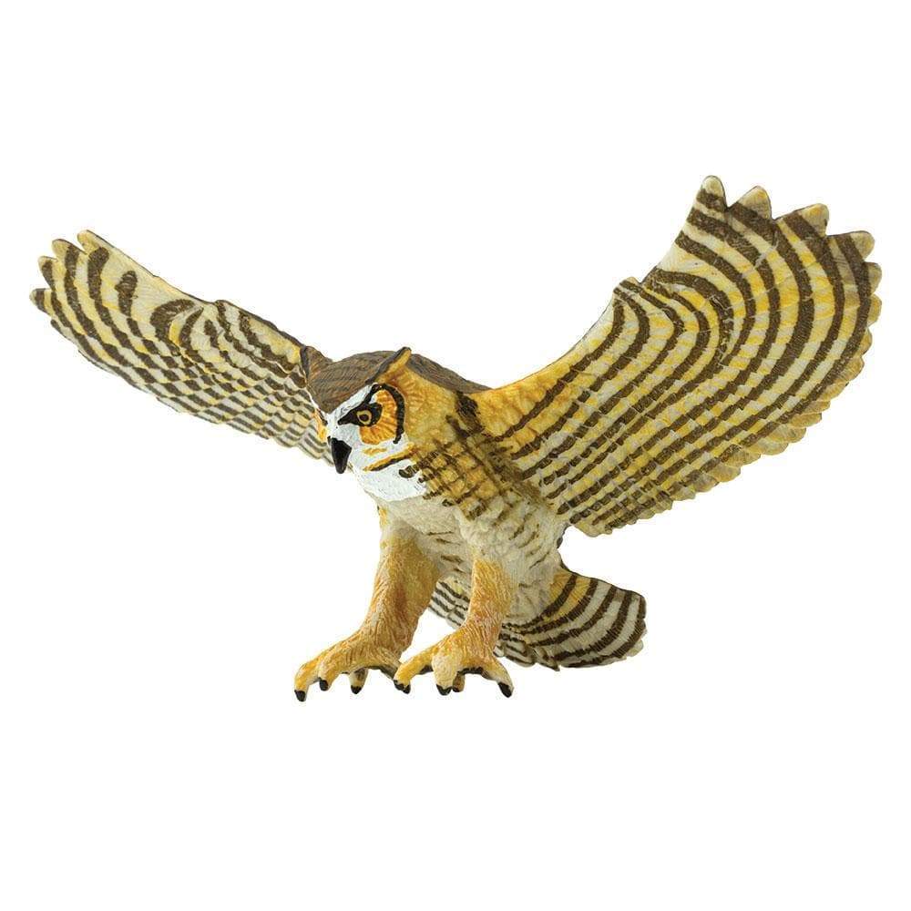 Great Horned Owl Toy | Wildlife Animal Toys | Safari Ltd®