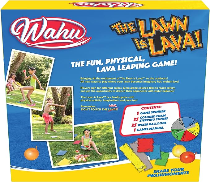 Wahu The Lawn is Lava Playset - Safari - Back Box