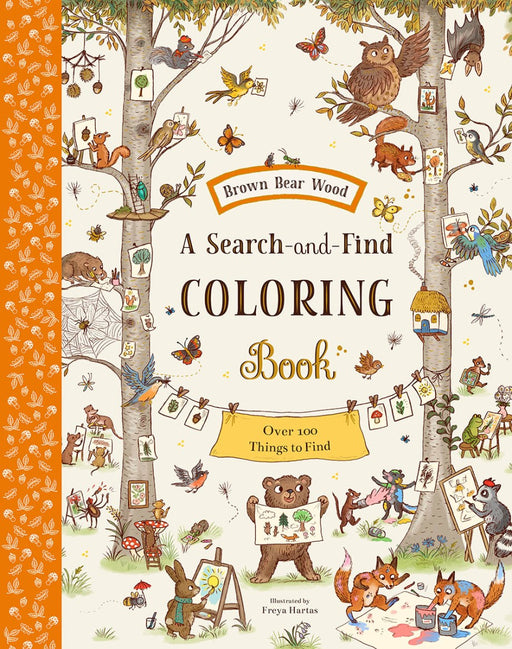 Brown Bear Wood: A Search- and-Find Coloring Book |  | Safari Ltd®