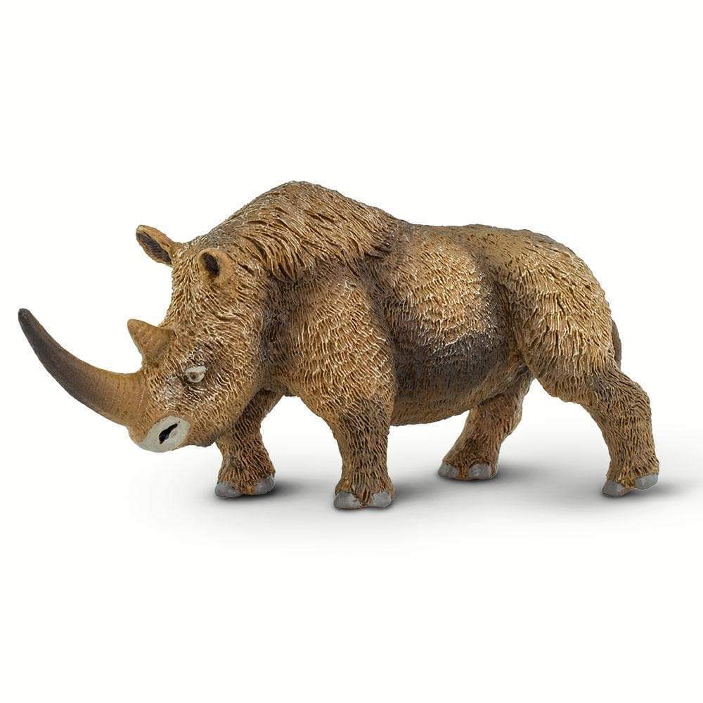 Woolly Rhino Toy – Prehistoric Ice Age Mammal Figurine from Safari