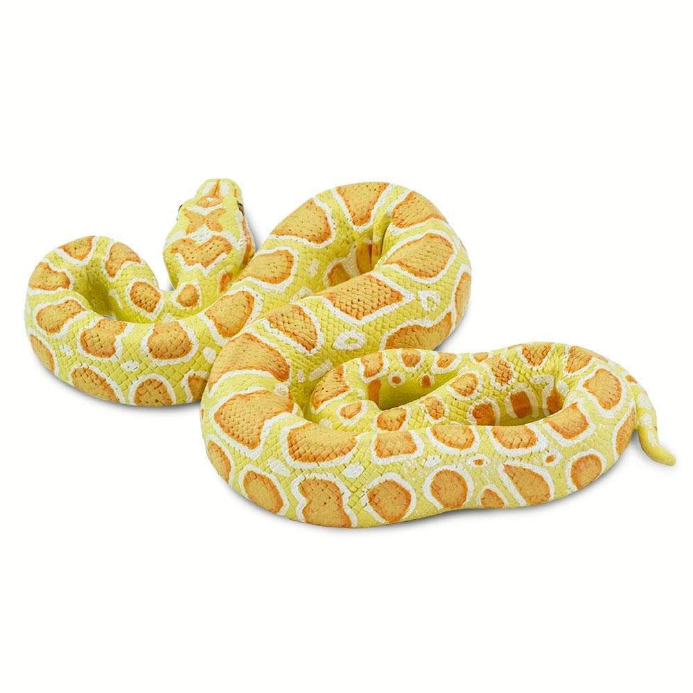 Albino Burmese Python Figure – Realistic Snake Toy for Kids, Boys and ...