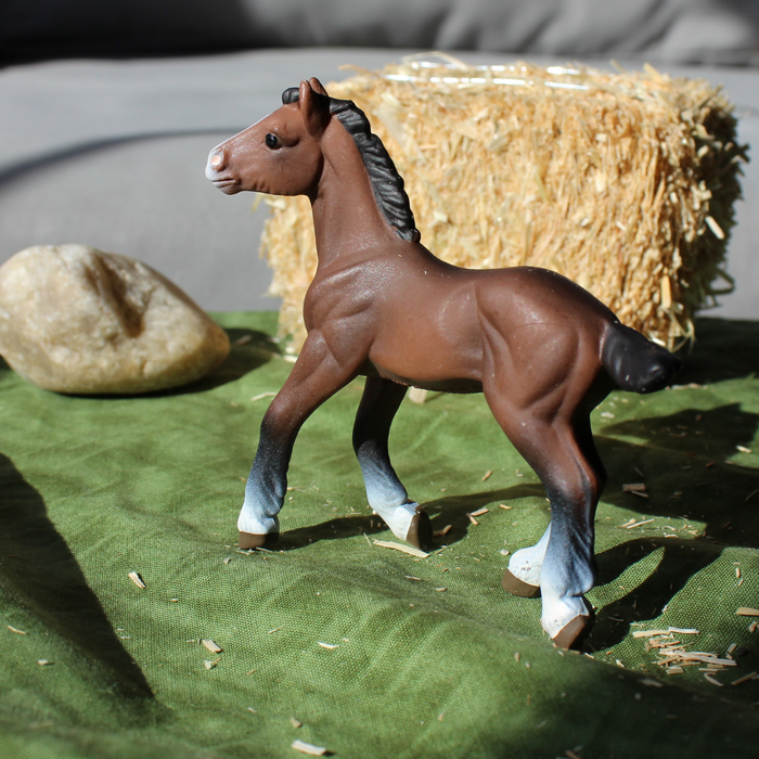 Clydesdale Foal Toy | Farm | Safari Ltd®