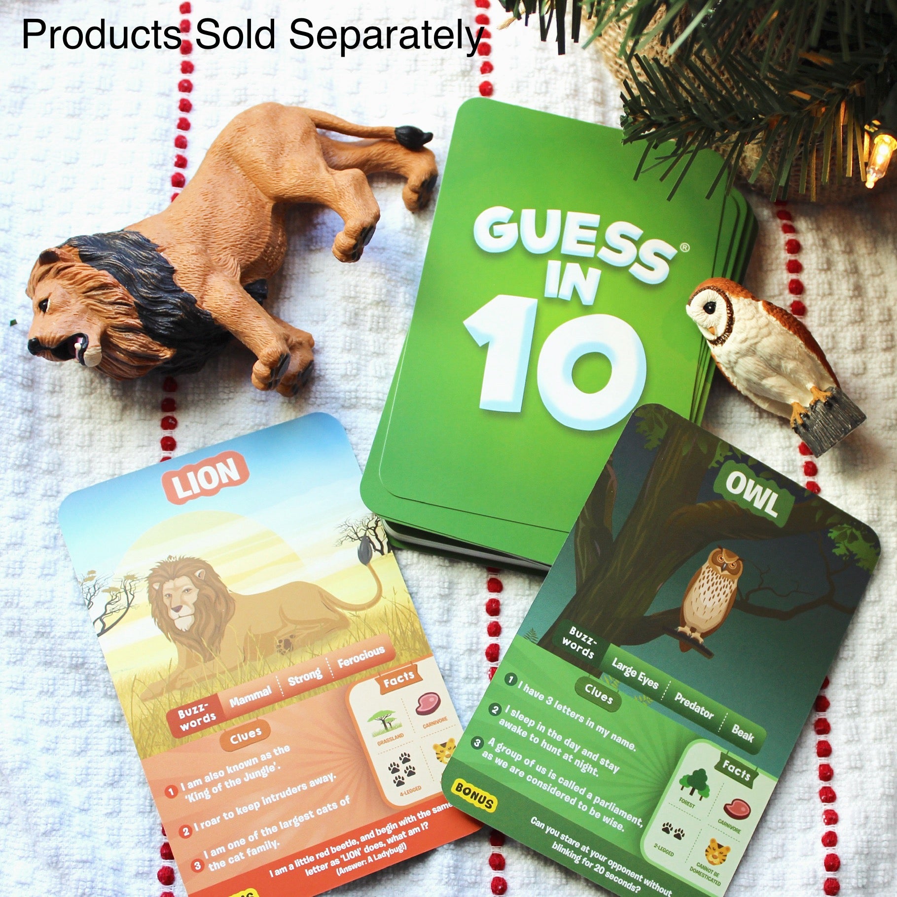 Skillmatics Guess in 10 Educational Board Game - Animals |  | Safari Ltd®