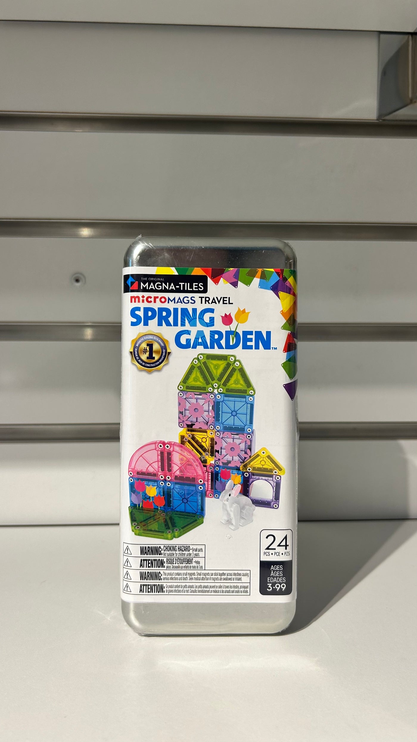 Magna-Tiles microMAGS Spring Garden 24-Piece Travel Set |  | Safari Ltd®