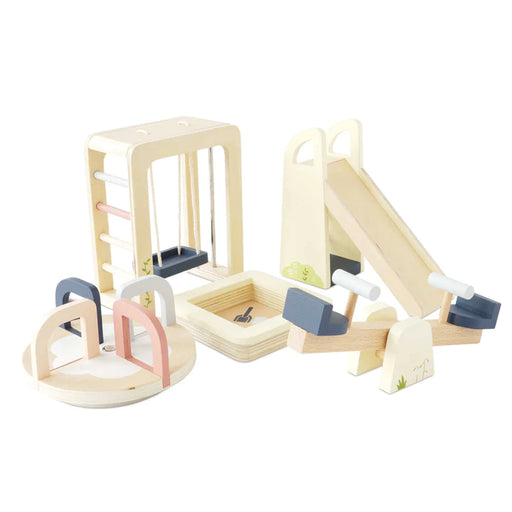 Wooden Dolls House Outdoor Play Furniture - 5 Piece Set |  | Safari Ltd®