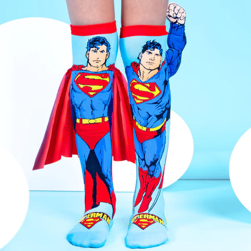 Madmia Socks - Superman - Toddler Size |  | Safari Ltd®