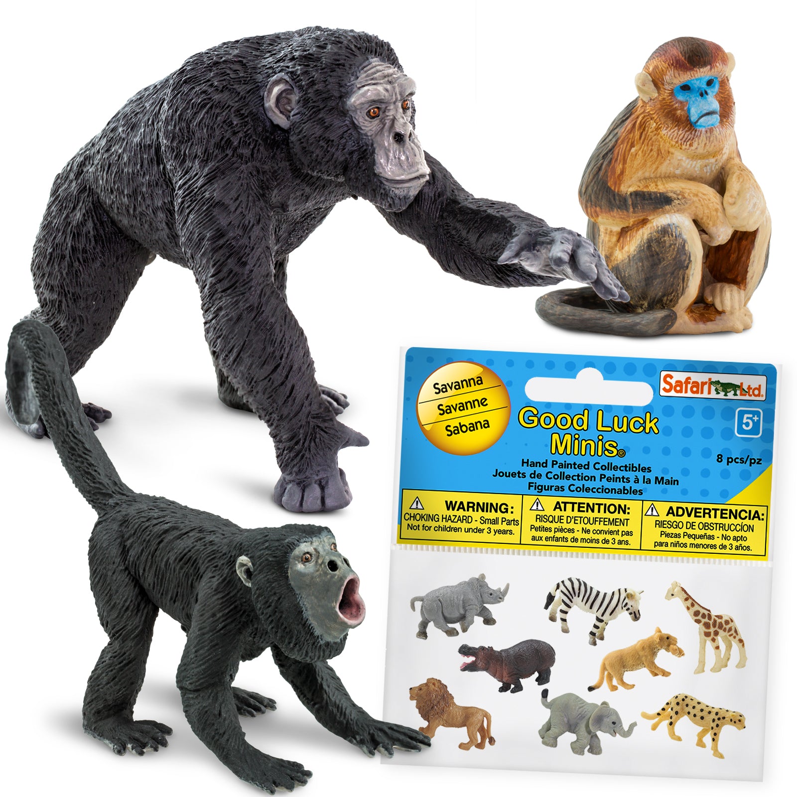 Savanna Primate Safari Pack Bundle | Safari Ltd®