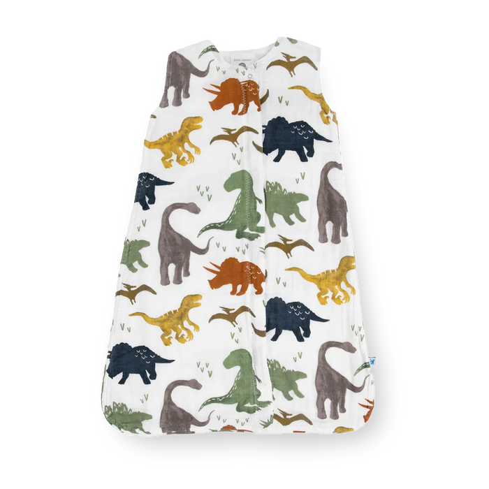 Dino Friends Cotton Muslin Sleep Bag Medium |  | Safari Ltd®