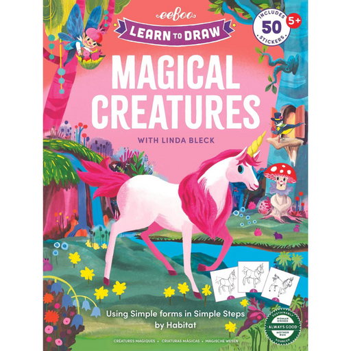 NEW: Learn to Draw Magical
Creatures w/stickers |  | Safari Ltd®