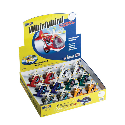 WHIRLEY BIRD PULLBACK HELICOPTER 12 PIECES |  | Safari Ltd®