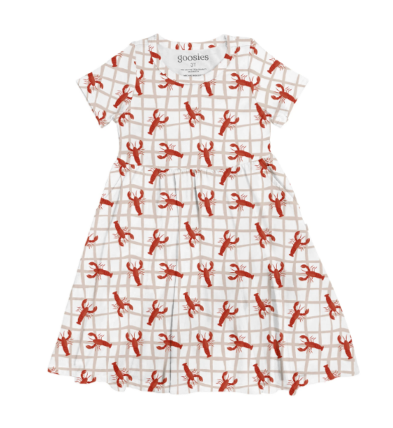 Goosies Short Sleeve Pocket Dress - Little Pinchers |  | Safari Ltd®