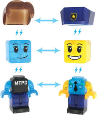Magnatiles Police Station 35 Piece Set |  | Safari Ltd®