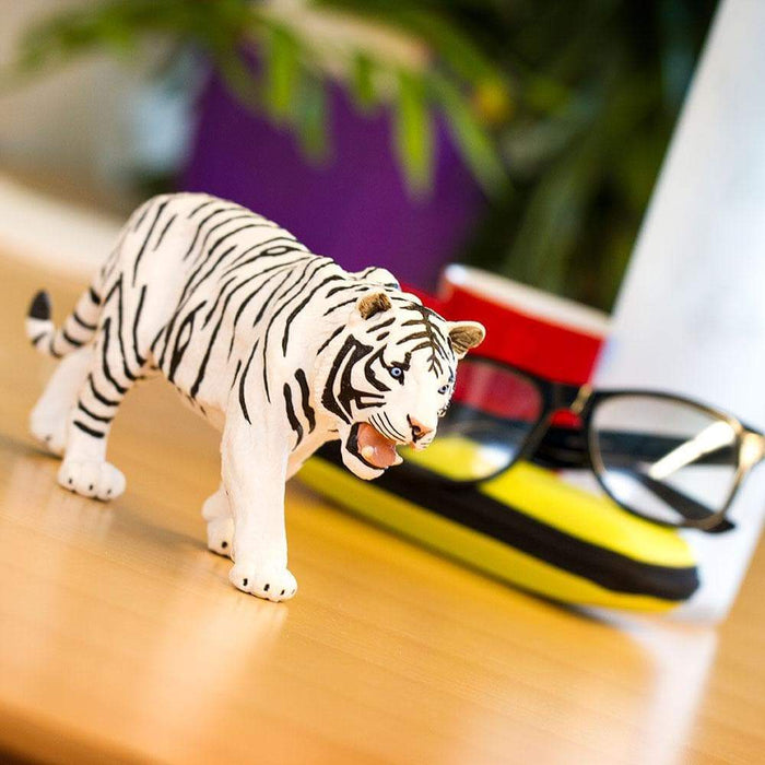 White Siberian Tiger Toy | Wildlife Animal Toys | Safari Ltd.