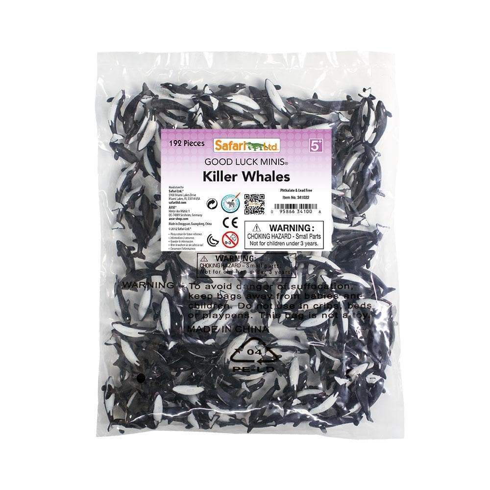 Killer Whales (Orcas) - 192 pcs - Good Luck Minis® | Good Luck Minis® | Safari Ltd®