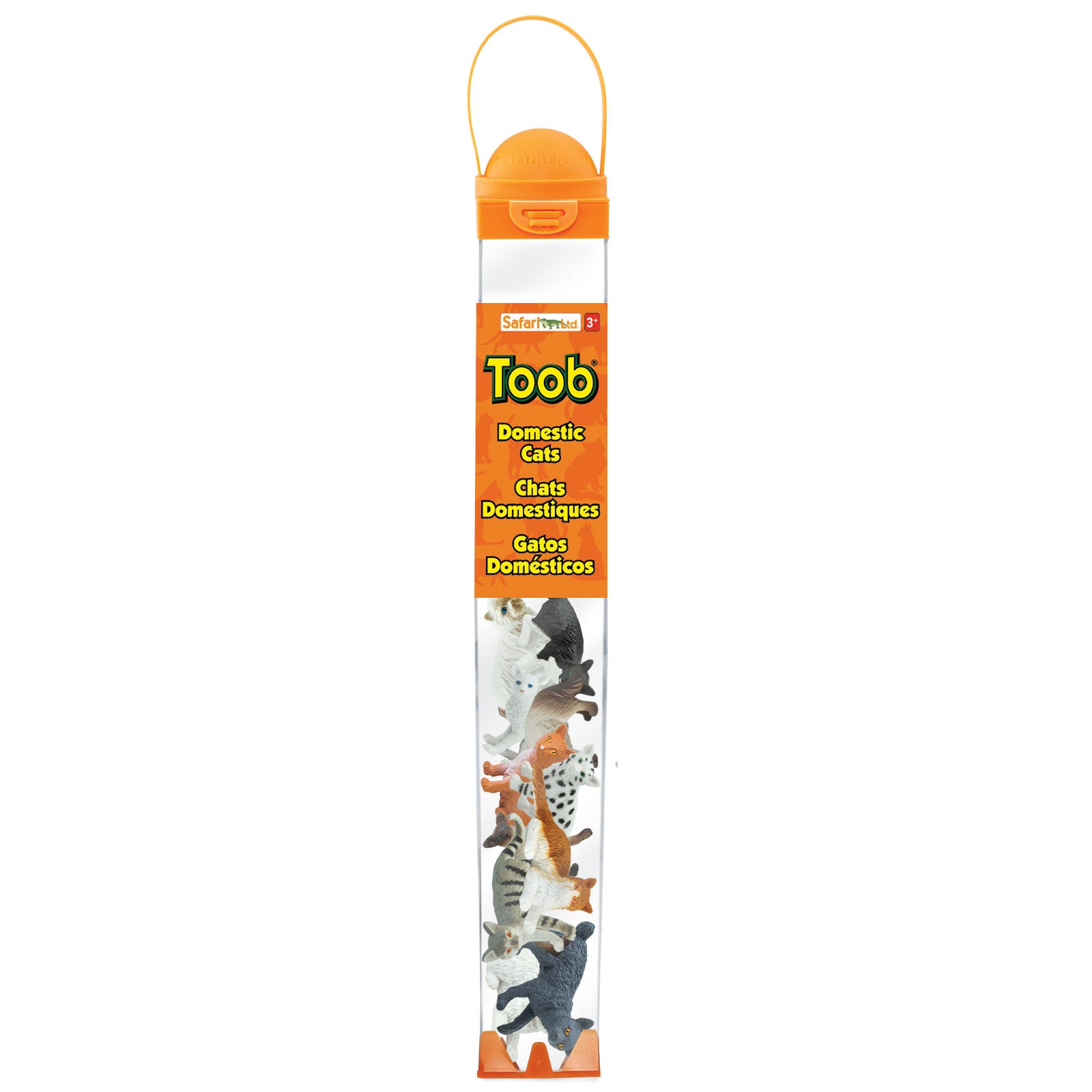 Domestic Cats TOOB® - 11 Cat Breeds Figurines | Non-Toxic, BPA
