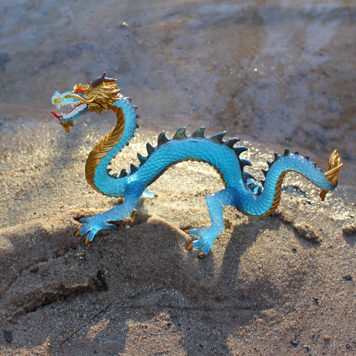 Krystal Blue Dragon Toy | Safari Ltd® Krystal Blue Dragon Toy | Safari Ltd®