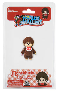 World's Smallest Monchhichi "Plush" Soft Flocked Figure