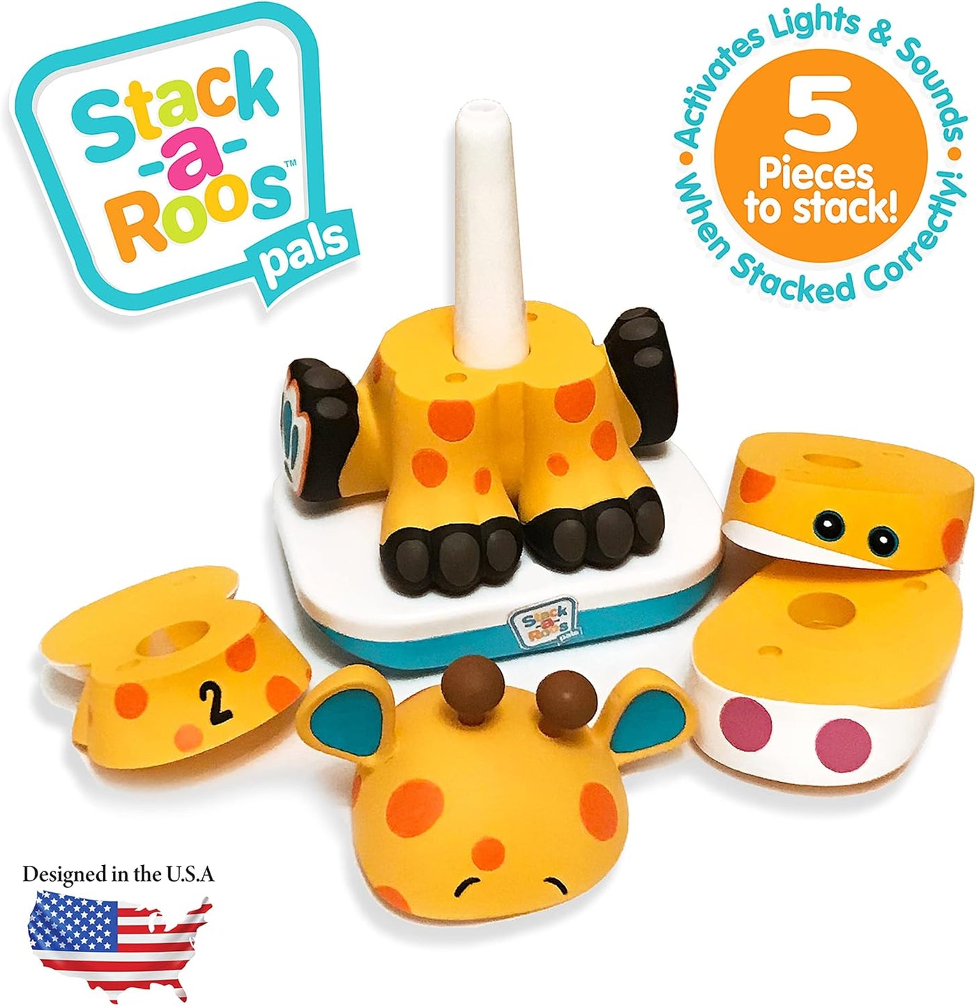 Stack-a-Roos - Giraffe |  | Safari Ltd®