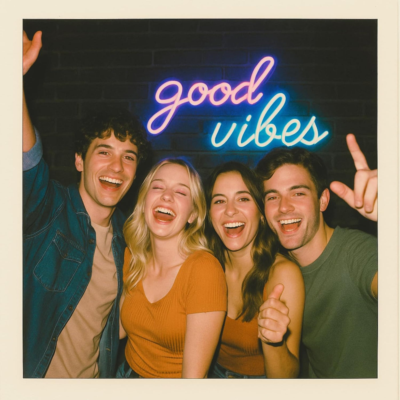 Illumin8 Good Vibes Neon LED Sign |  | Safari Ltd®