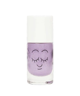 Nailmatic Nail Polish for Kids Purple Glitter Piglou |  | Safari Ltd®