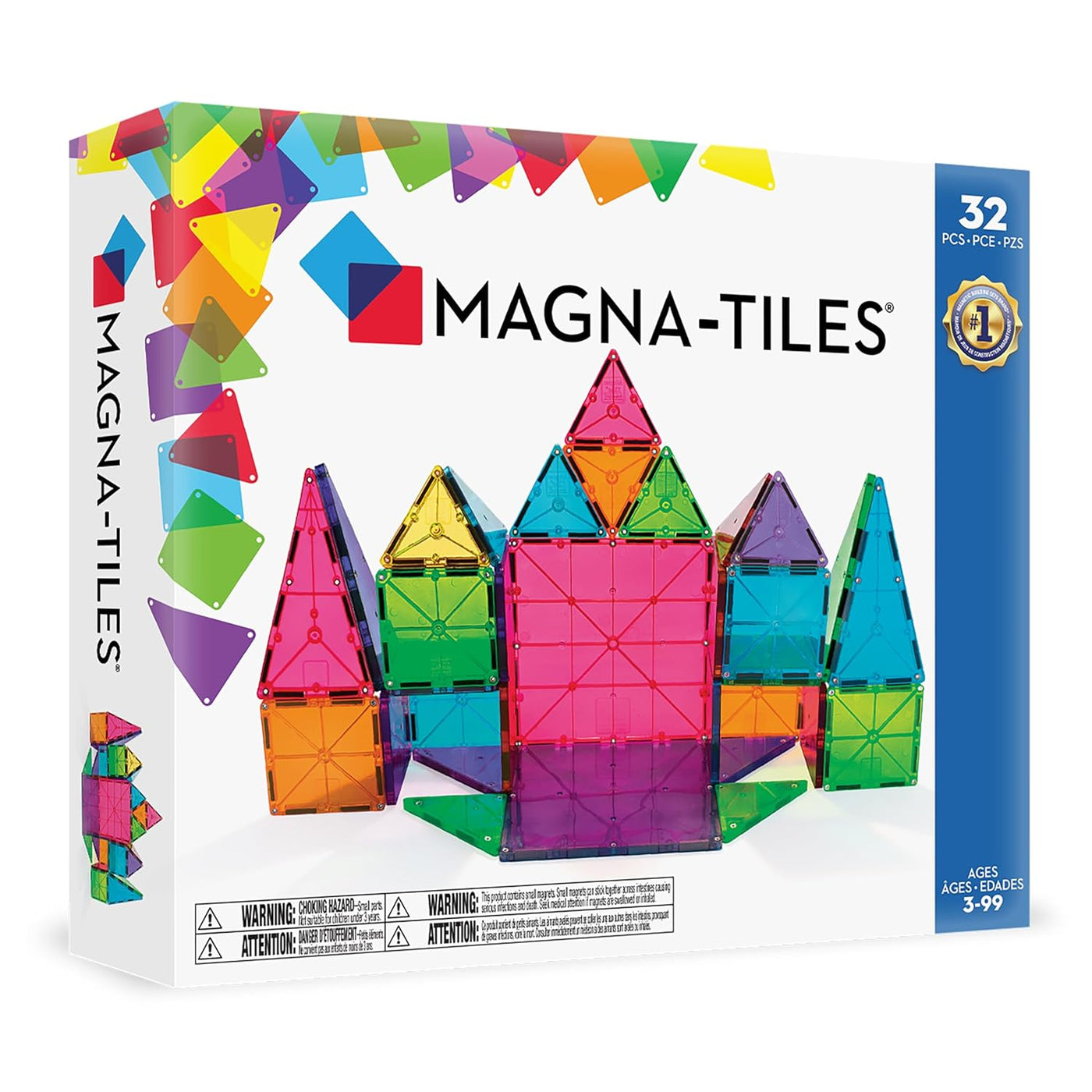 Magna-Tiles Classic 32 Pc Magnetic Building Set |  | Safari Ltd®