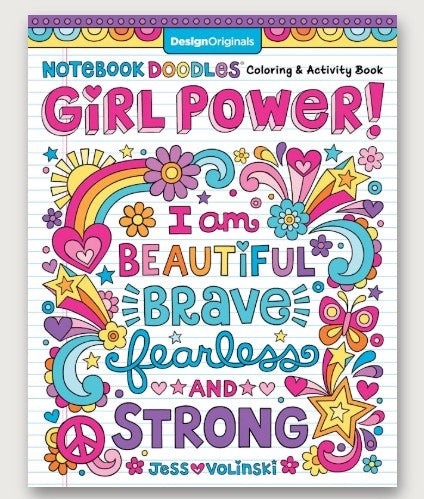 Coloring Book - Notebook Doodles Girl Power! |  | Safari Ltd®