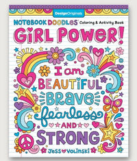 Coloring Book - Notebook Doodles Girl Power! |  | Safari Ltd®