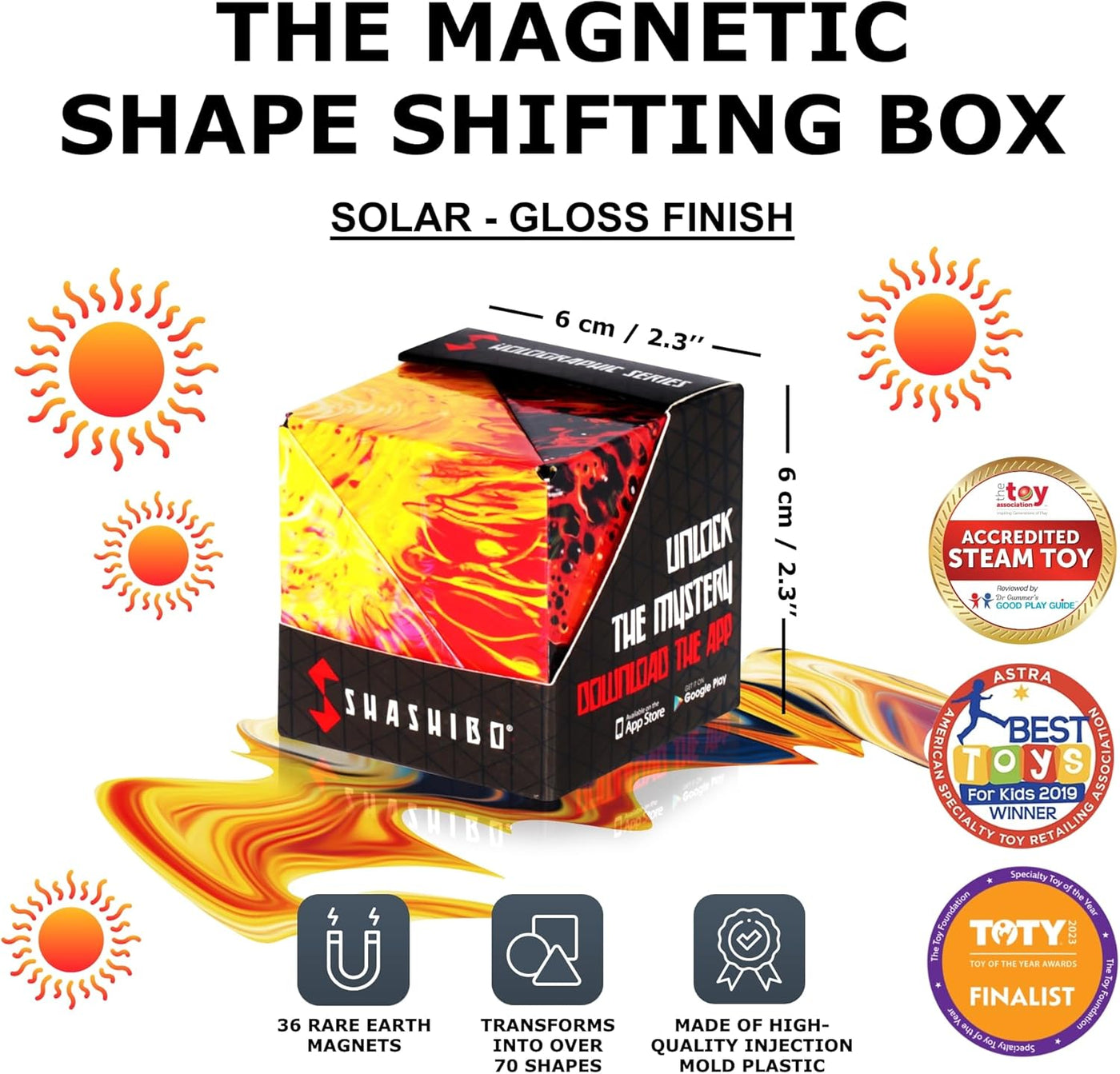 Shashibo Holographic Shape Shifting Box - Solar |  | Safari Ltd®