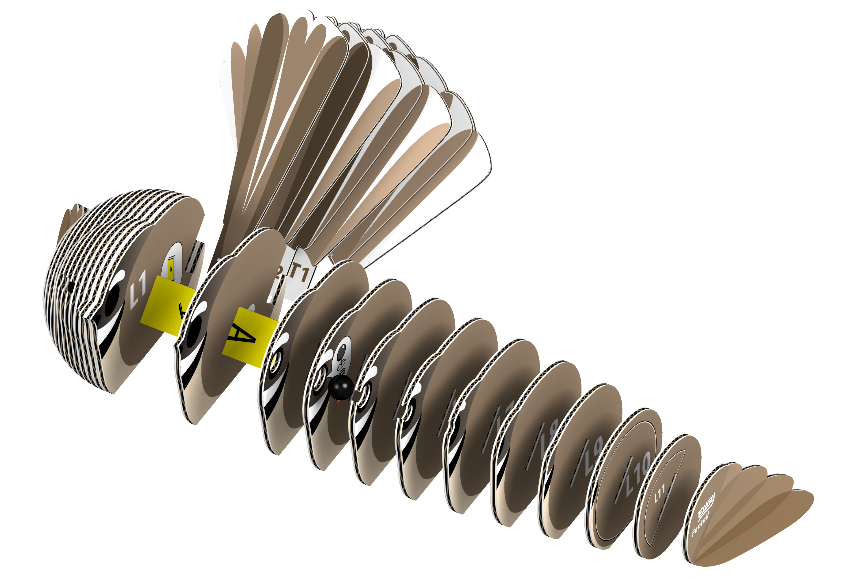 EUGY Fantail 3D Puzzle | Eugy | Safari Ltd®