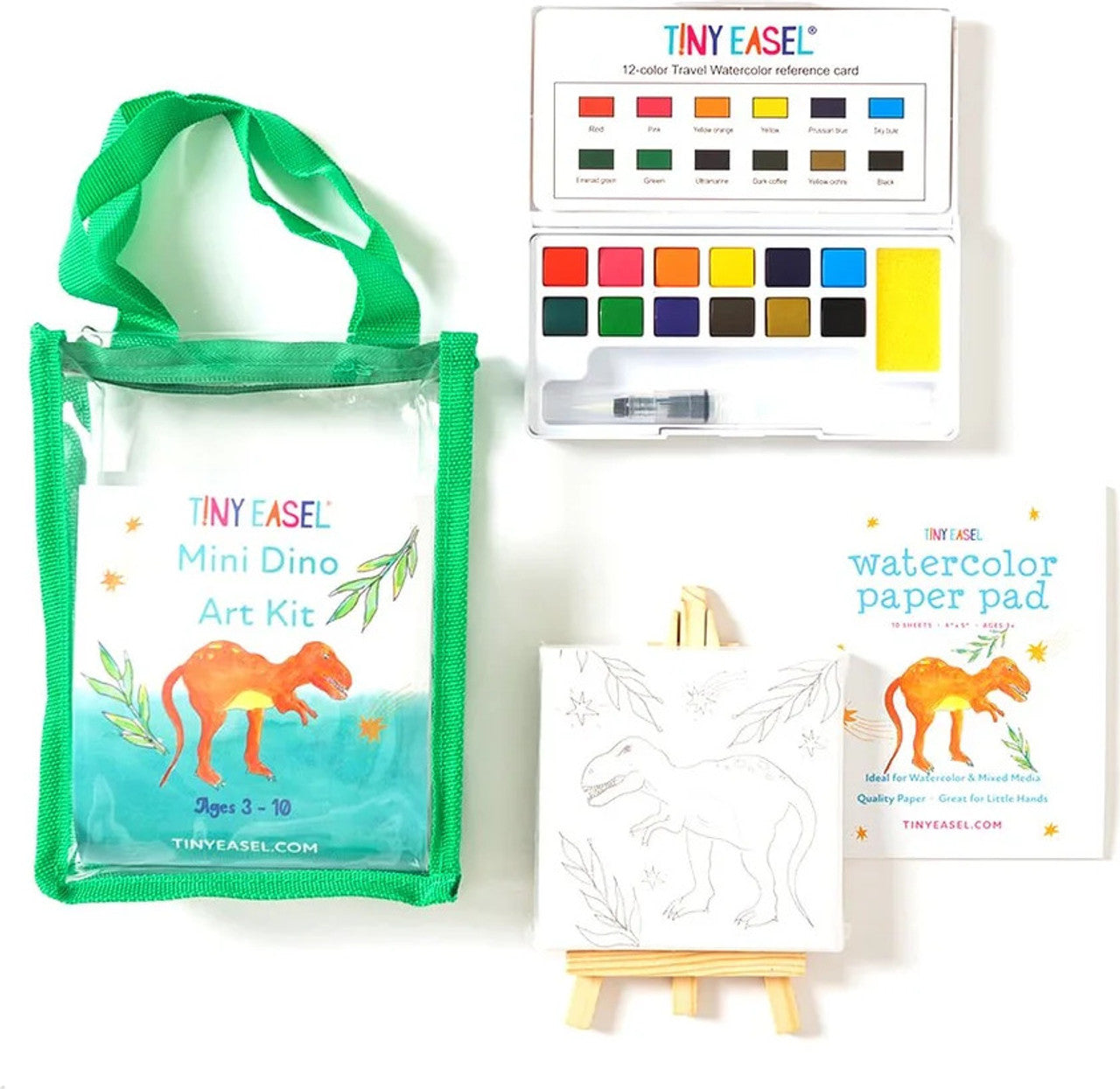 Tiny Easel Mini Dino Art Kit