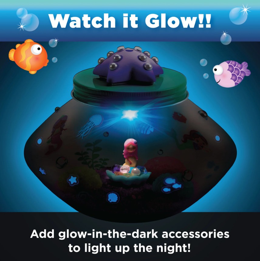 Crystal Mermaid Terrarium |  | Safari Ltd®