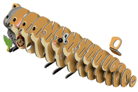 A row of 3D cartoon quokka figures from the Eugy EUGY Quokka 3D Puzzle forms the word TECHNOLOGY; the first quokka wears glasses and holds a leaf, while the letter Y stands apart from the rest. This cheerful display captures both the fun and educational spirit of a STEM toy or eco-friendly 3D puzzle.