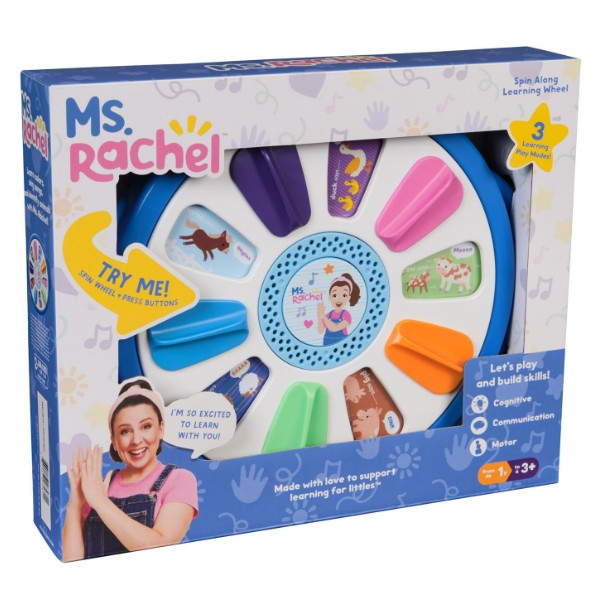 Ms. Rachel Spin And Sing Learning Wheel |  | Safari Ltd®